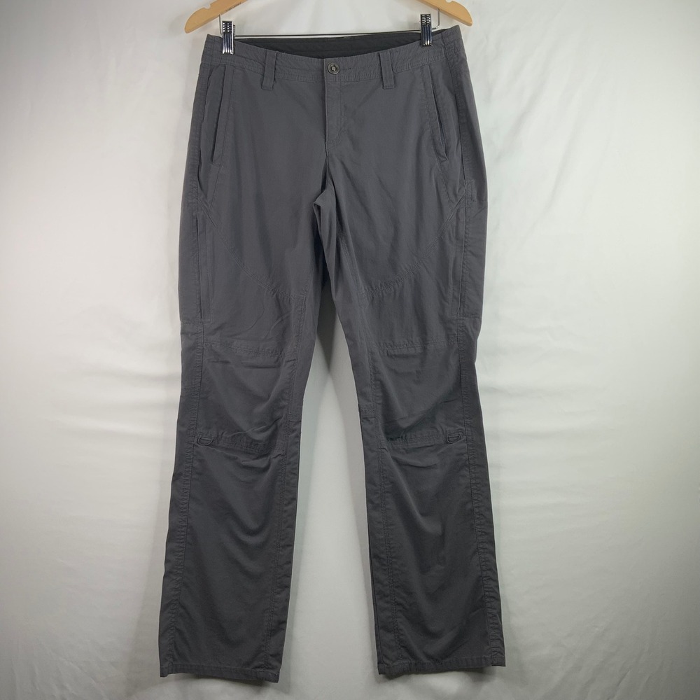 KUHL Splash Roll-Up Hiking Pants Gray Women 8 Short Outdoor Trail Trousers